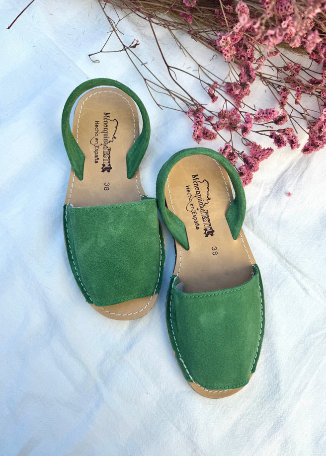MENORQUINA PIEL VERDE