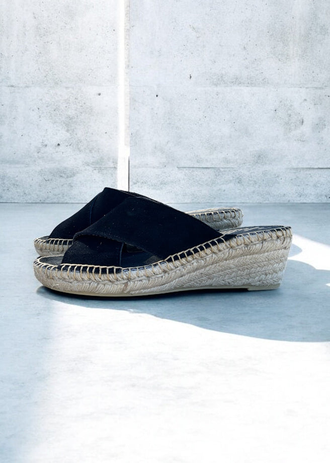 SANDALIA 4CM NEGRO