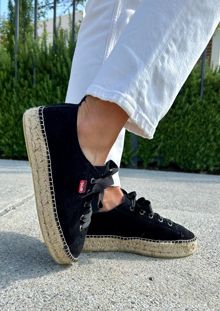 TENIS PIEL NEGRO