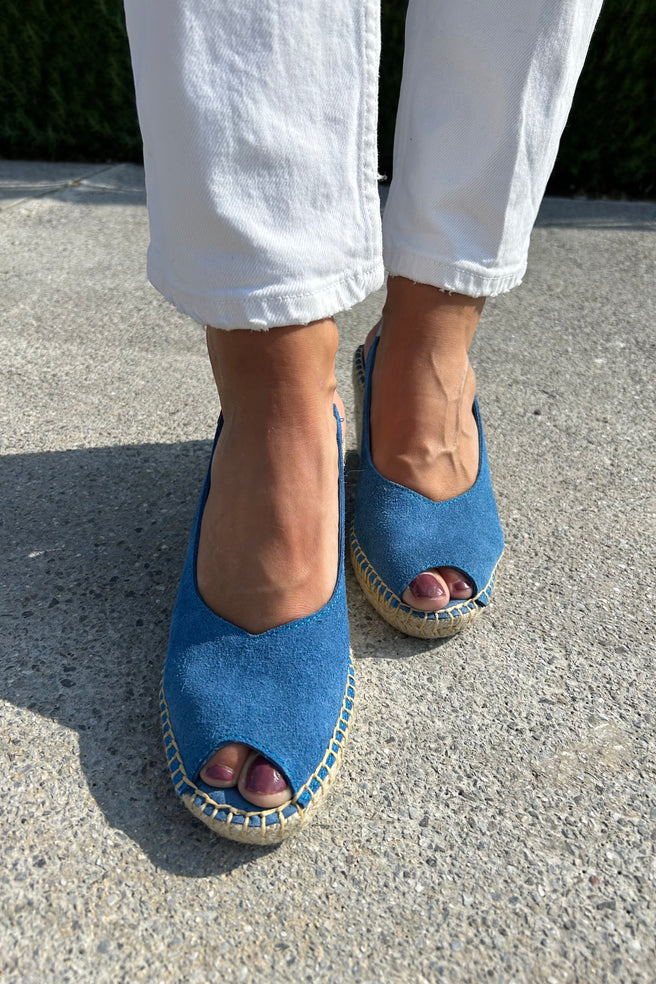 TACÓN 7CM AZUL