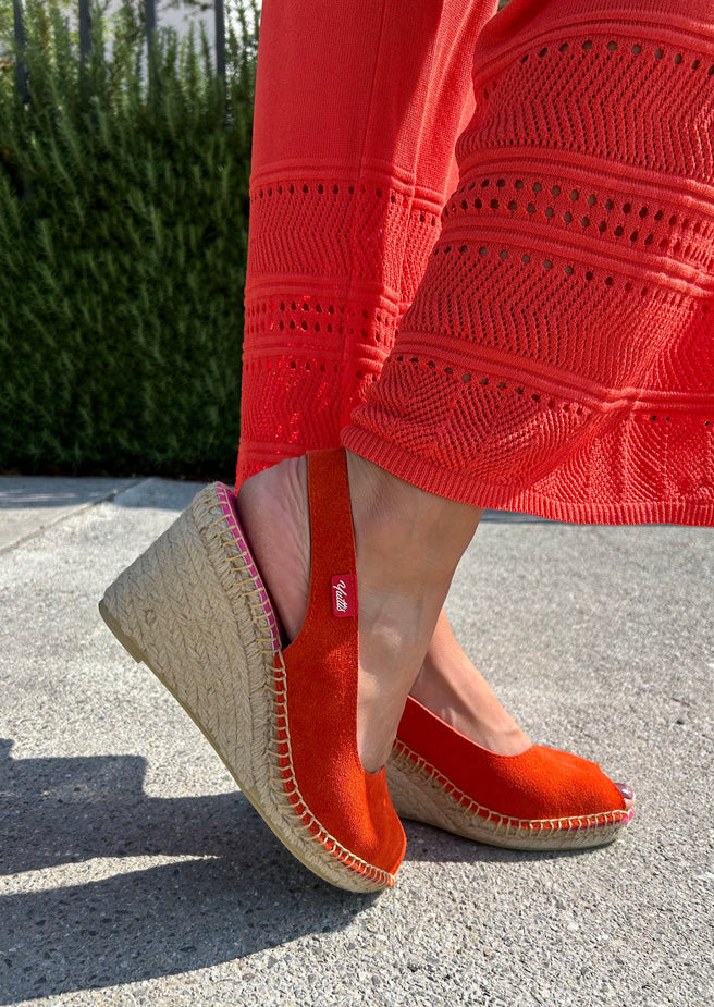 TACÓN 7CM NARANJA