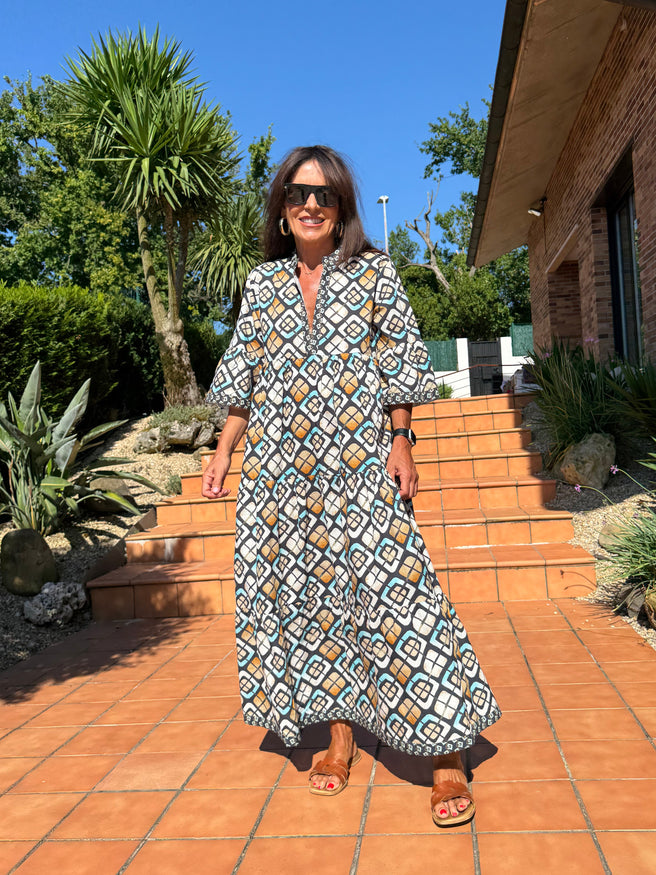 VESTIDO GEOMETRICO