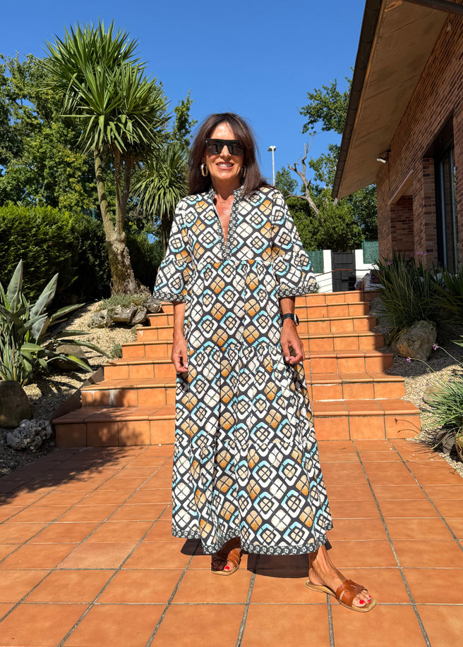 VESTIDO GEOMETRICO