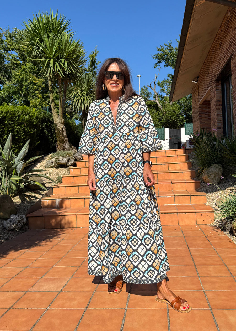 VESTIDO GEOMETRICO
