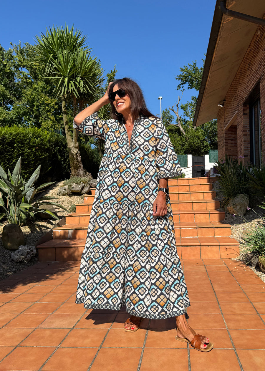 VESTIDO GEOMETRICO