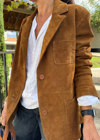 AMERICANA PIEL MARRON