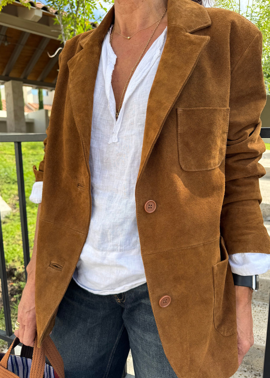 AMERICANA PIEL MARRON