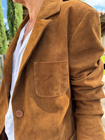 AMERICANA PIEL MARRON