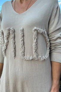 VESTIDO PICO BEIGE