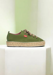 TENIS PIEL VERDE