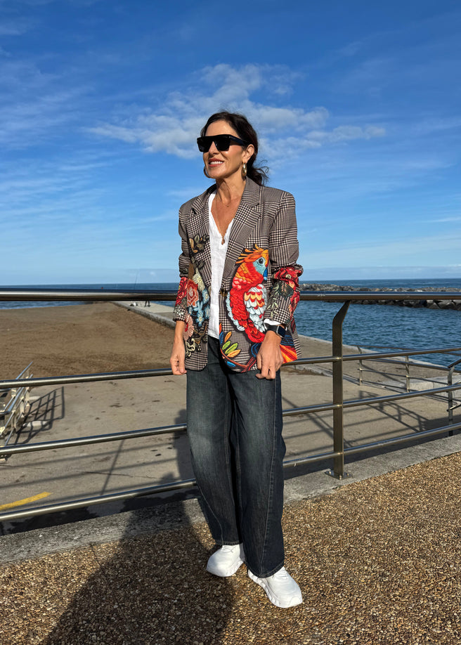 AMERICANA BLANCO NEGRO