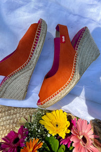 TACÓN 7CM NARANJA