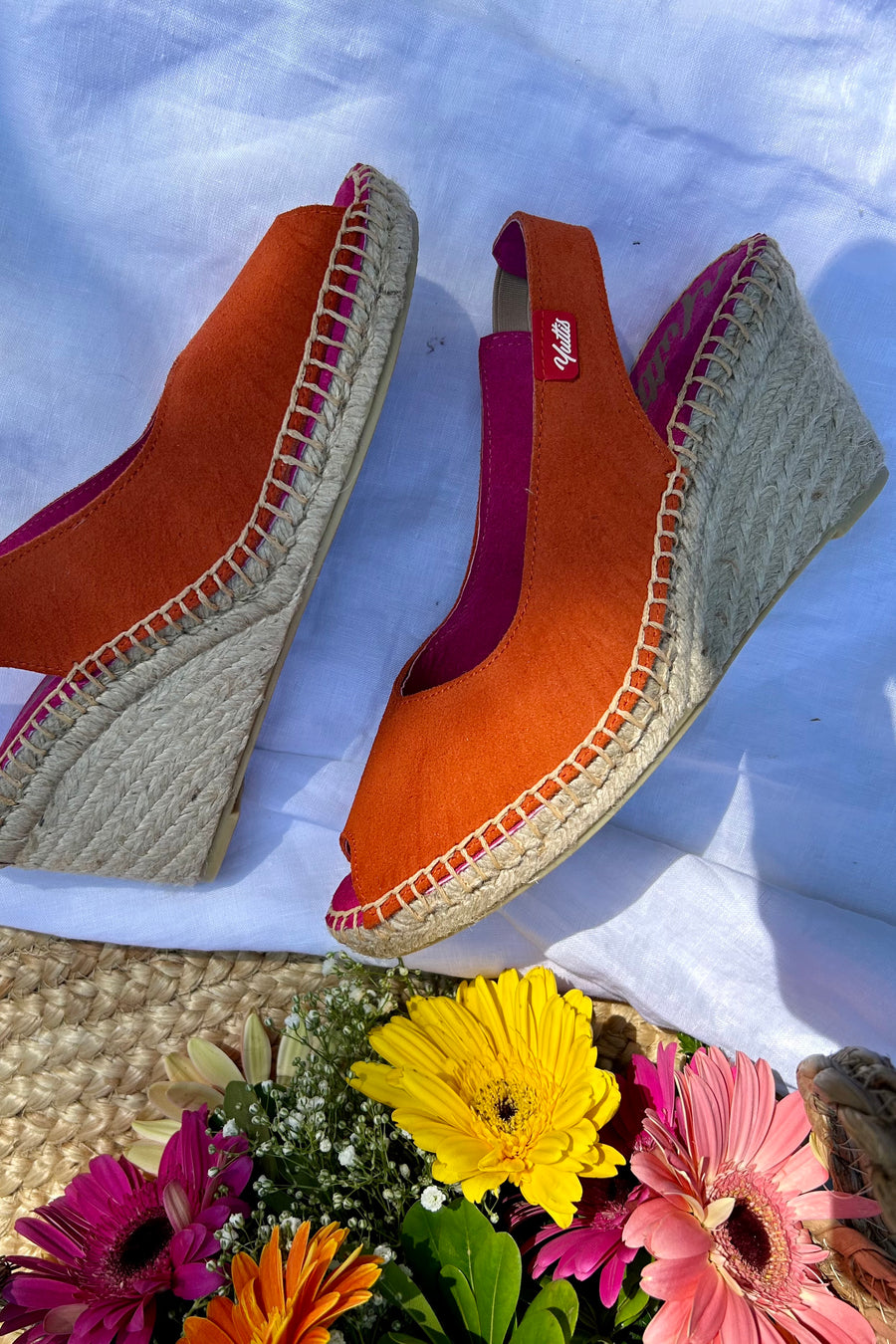 TACÓN 7CM NARANJA
