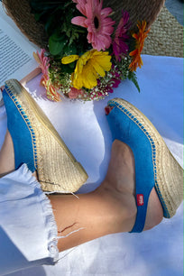 TACÓN 7CM AZUL