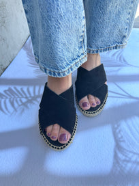 SANDALIA 4CM NEGRO