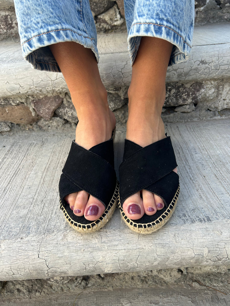 SANDALIA 4CM NEGRO