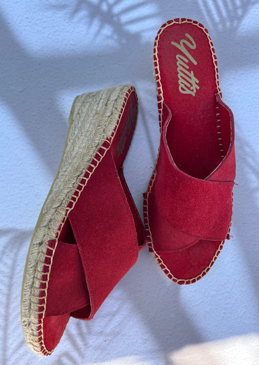 SANDALIA 4CM ROJA