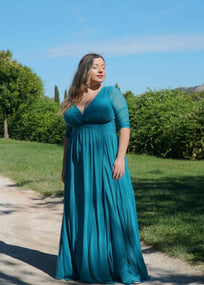 VESTIDO EVENTO AQUA