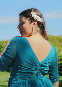 VESTIDO EVENTO AQUA