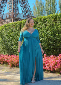 VESTIDO EVENTO AQUA