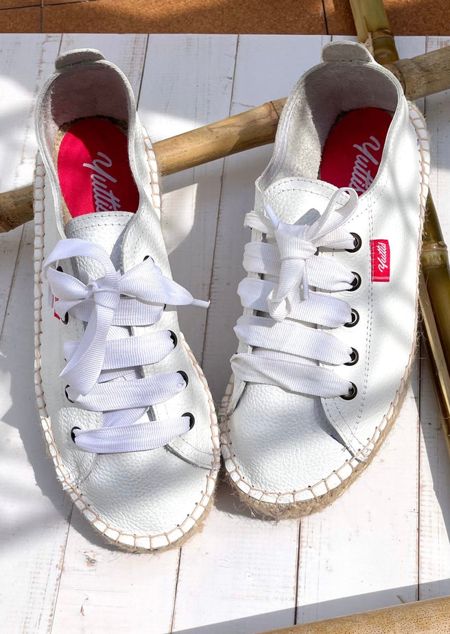 TENIS PIEL BLANCO