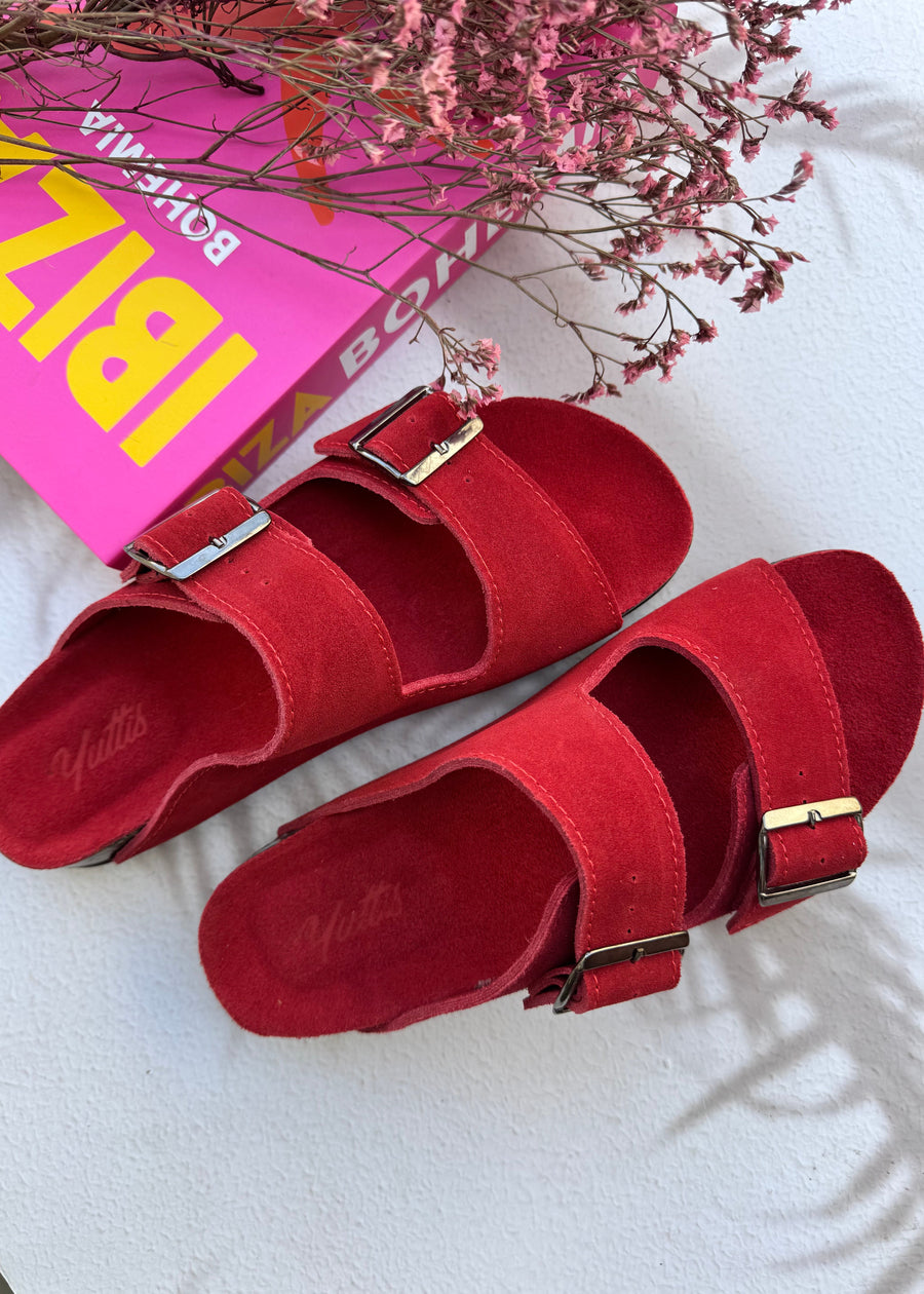 SANDALIA CONFORT ROJA
