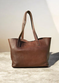 BOLSO PIEL CHOCOLATE