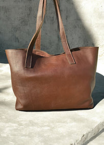 BOLSO PIEL CHOCOLATE