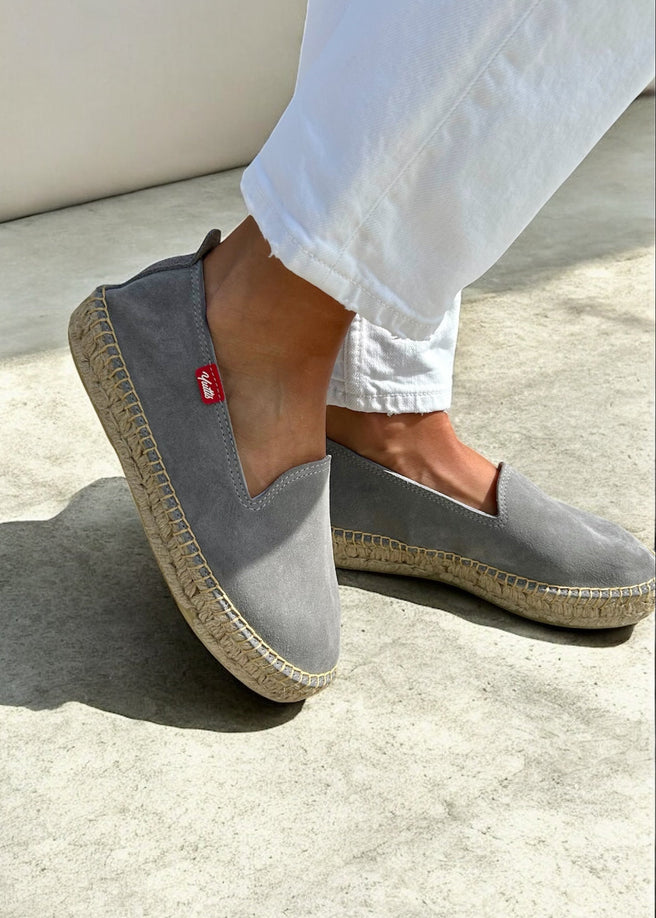 ALPARGATA PIEL GRIS