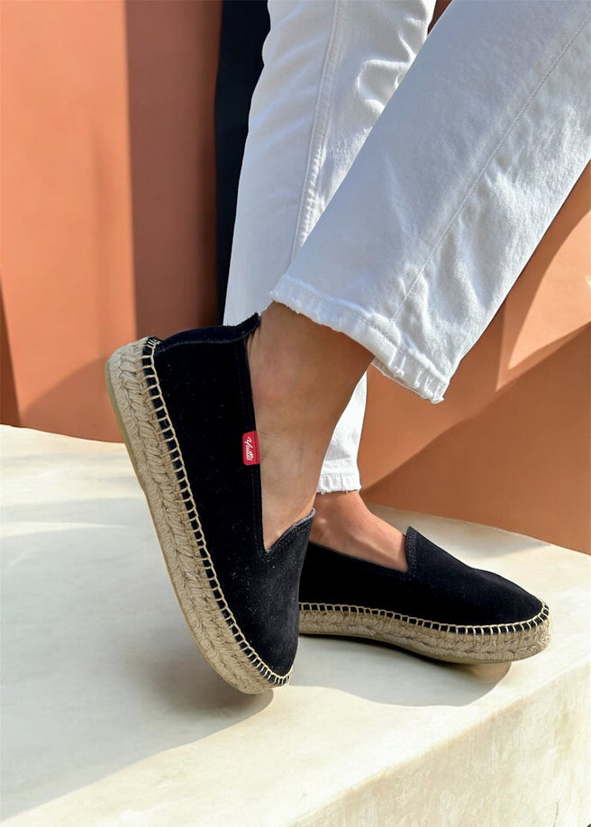 ALPARGATA PIEL NEGRA