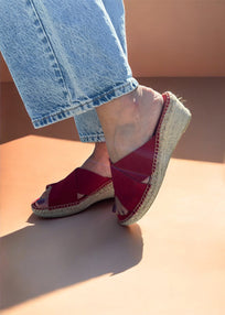 SANDALIA 4CM ROJA