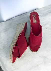 SANDALIA 4CM ROJA