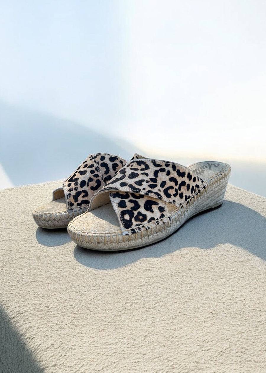 SANDALIA 4CM LEOPARDO