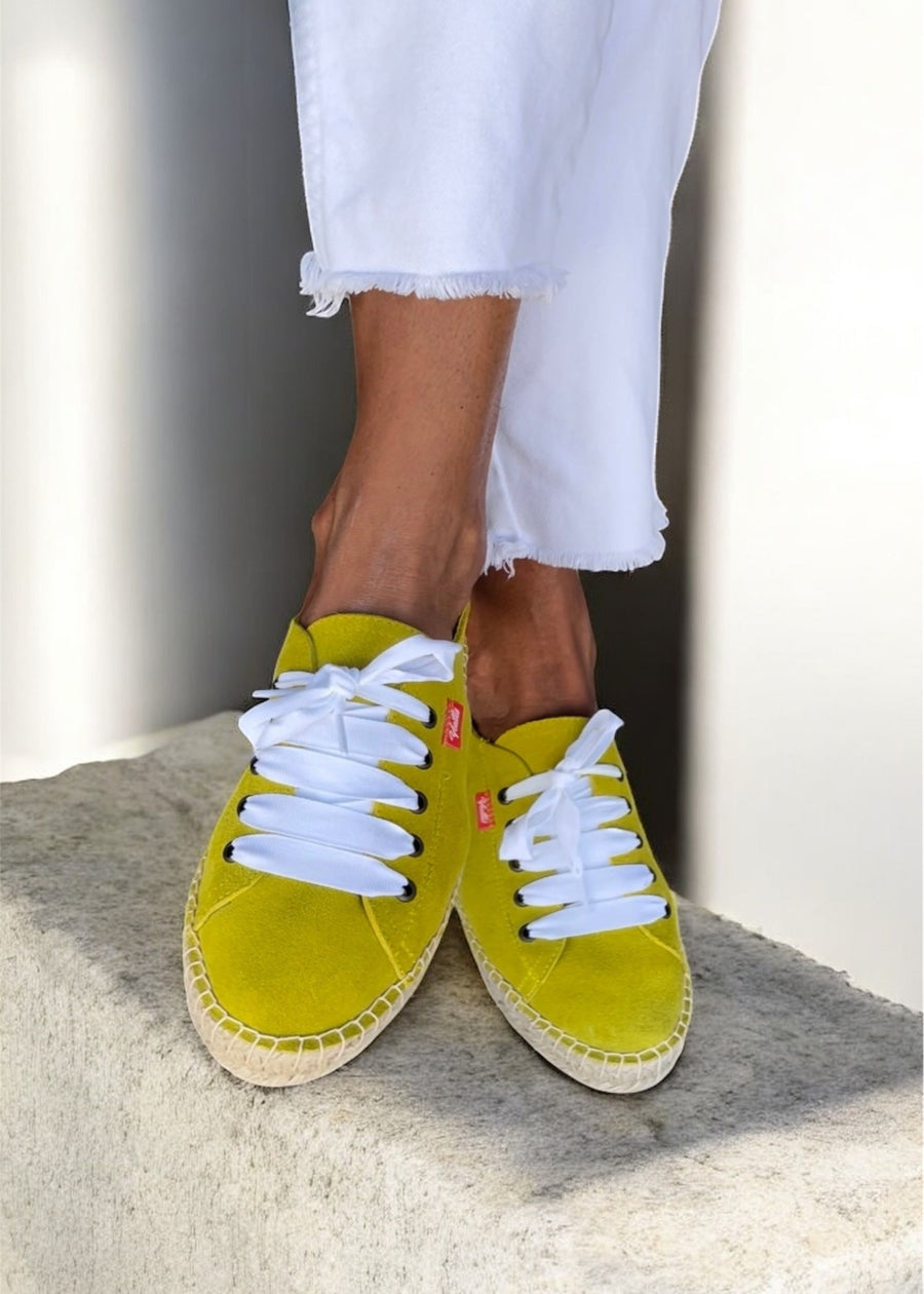 TENIS PIEL AMARILLO