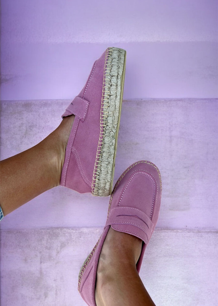 MOCASIN PIEL ROSA