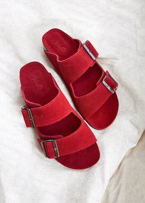 SANDALIA CONFORT ROJA
