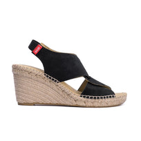 TACÓN 7CM CRUZADO NEGRO