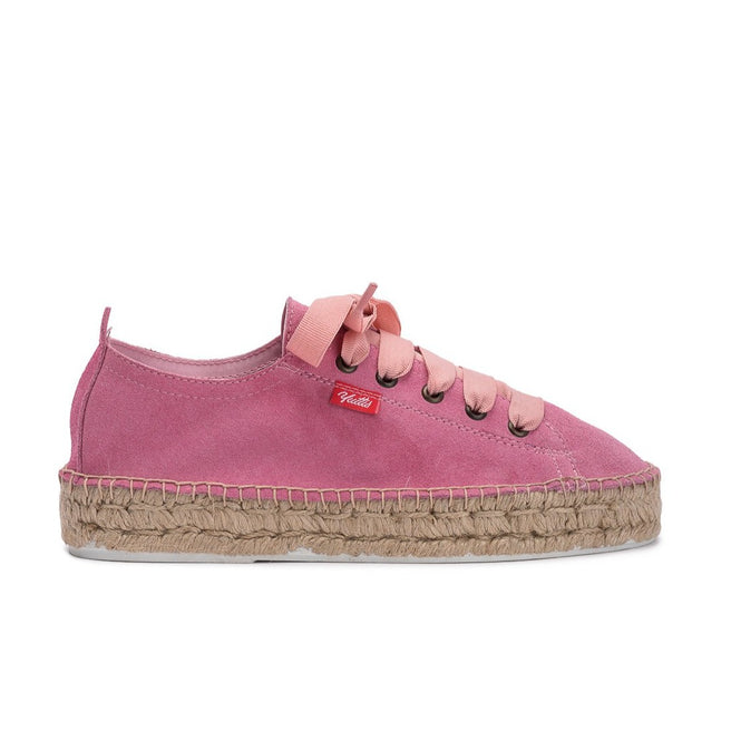 TENIS PIEL ROSA PASTEL