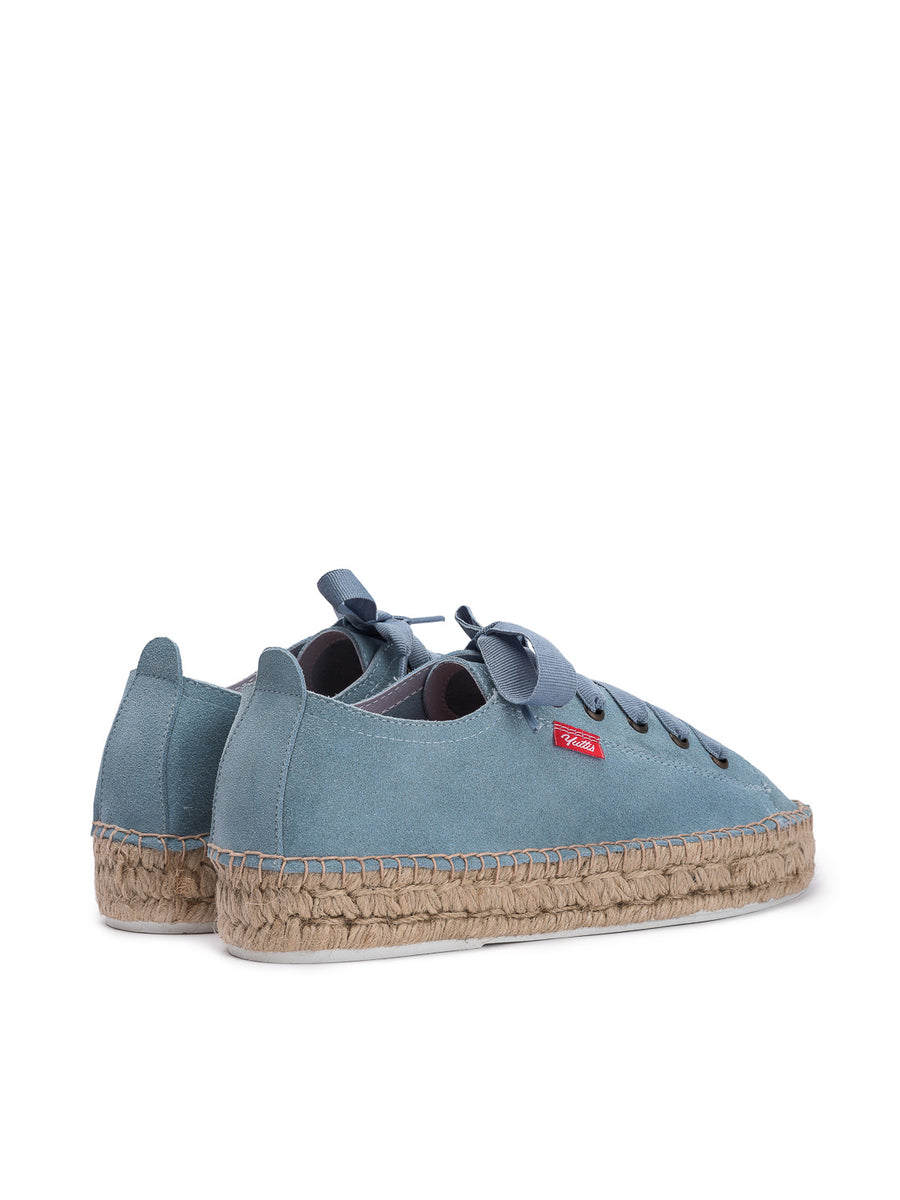 TENIS PIEL AZUL PALO