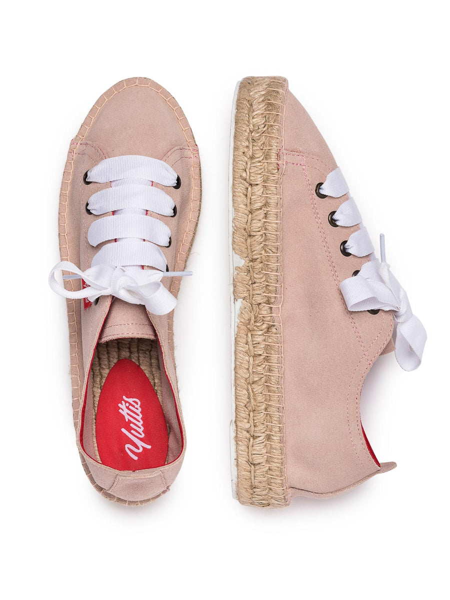 TENIS PIEL ROSADO