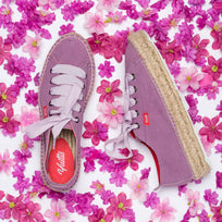 TENIS PIEL VIOLETA
