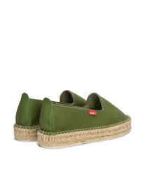 ALPARGATA PIEL VERDE