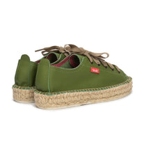 TENIS PIEL VERDE