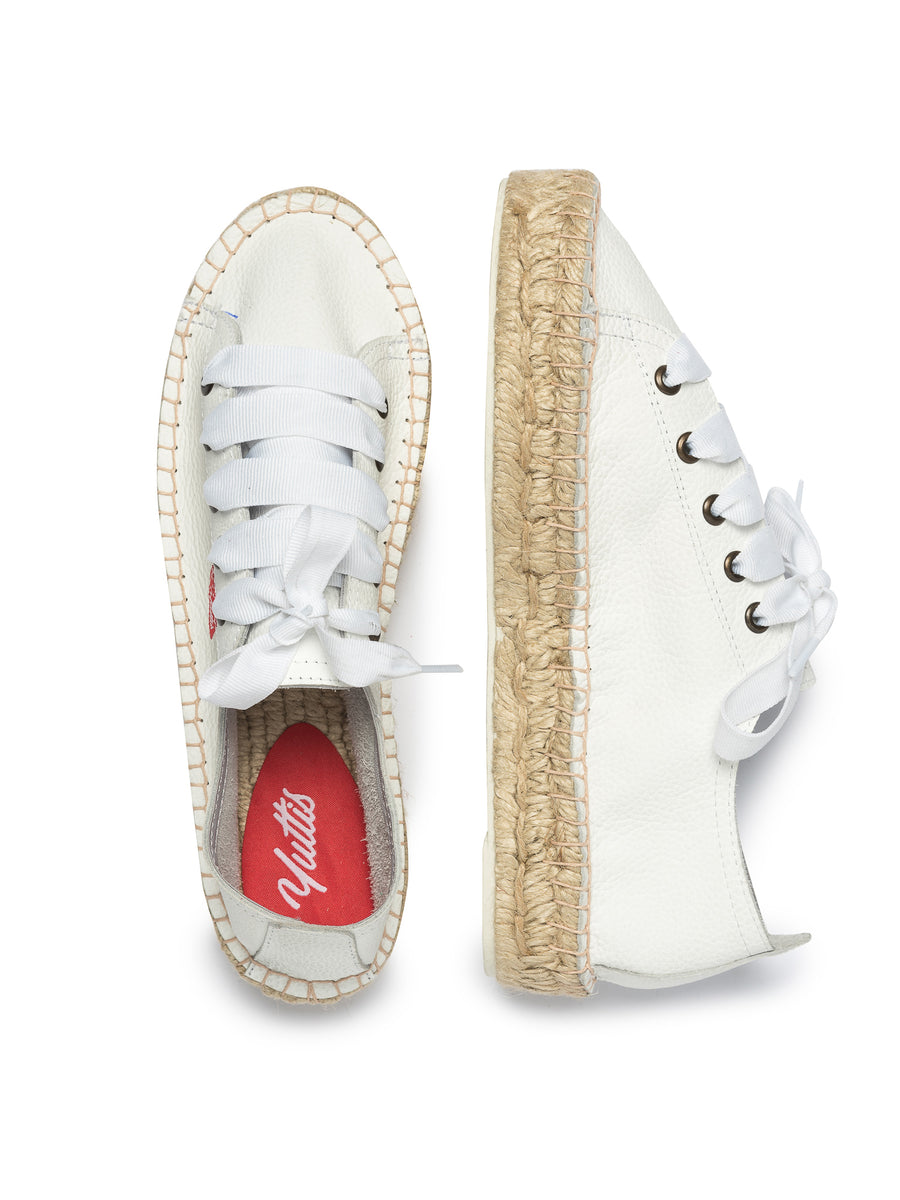 TENIS PIEL BLANCO