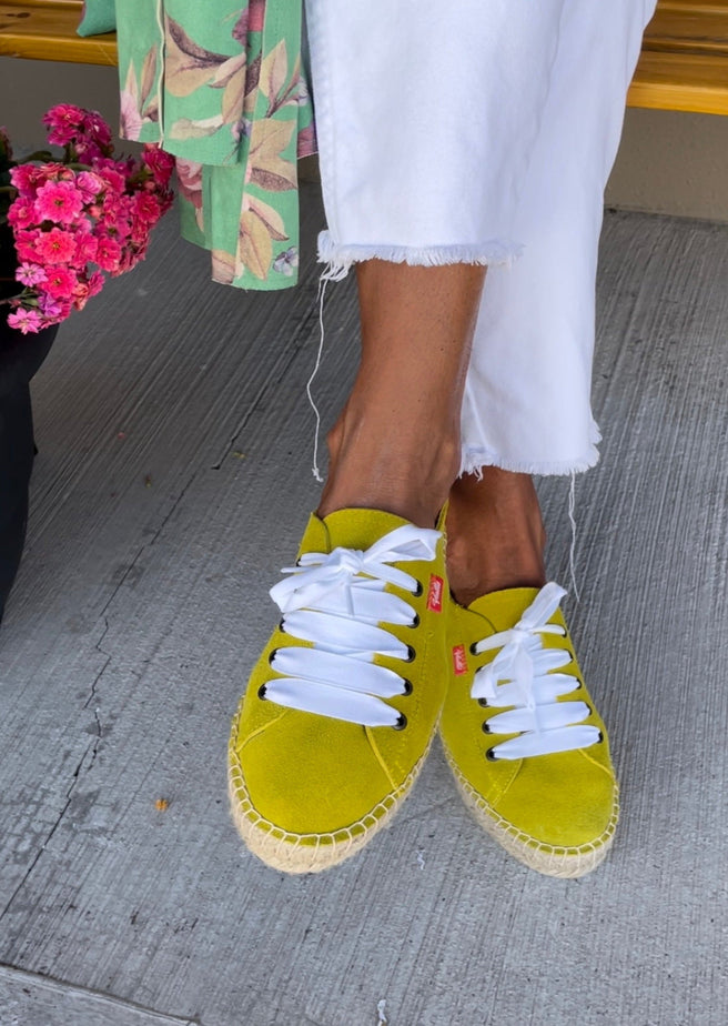TENIS PIEL AMARILLO