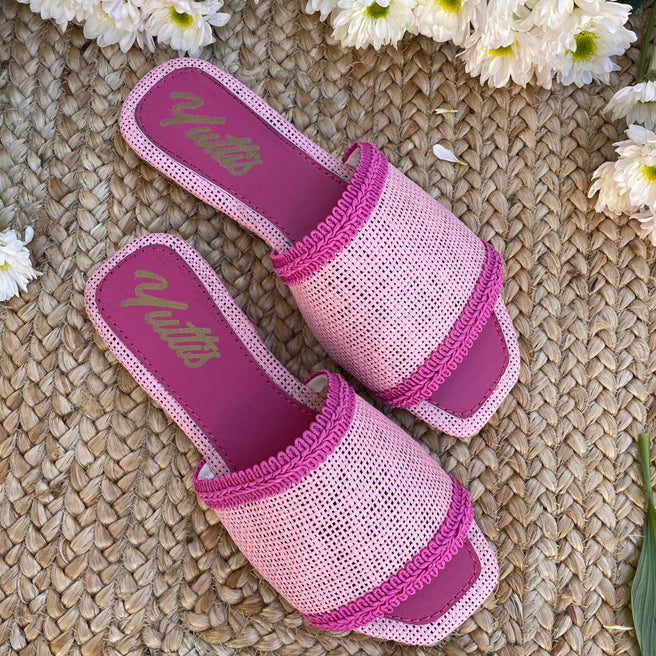 SANDALIA PLANA ROSA