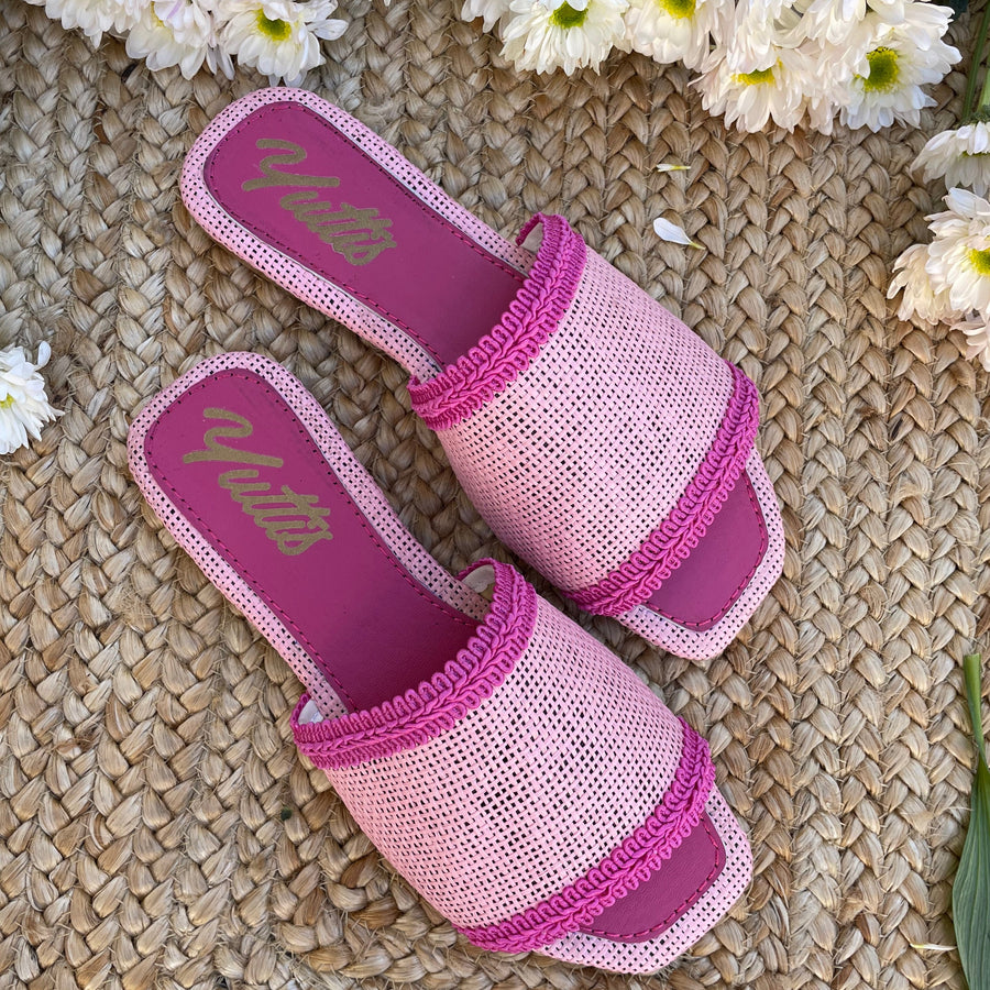 SANDALIA PLANA ROSA