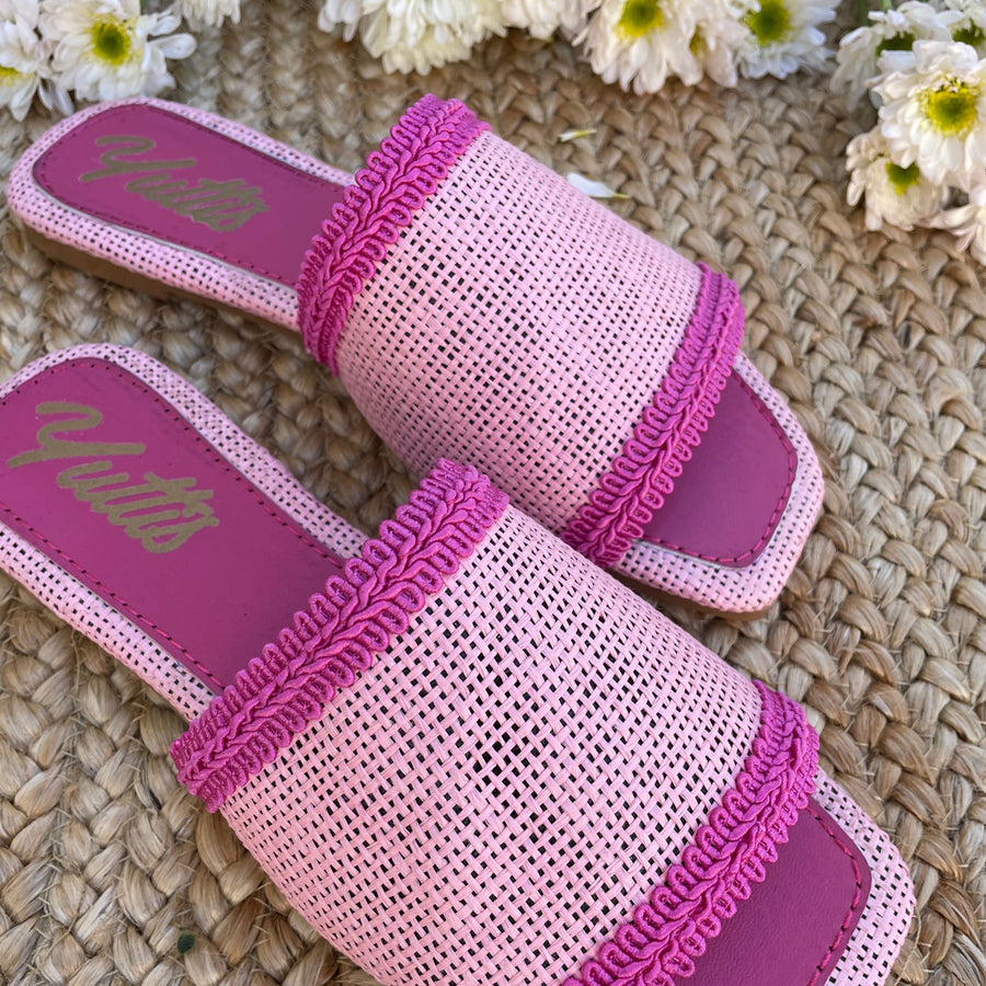 SANDALIA PLANA ROSA