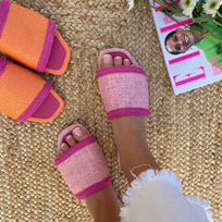 SANDALIA PLANA ROSA