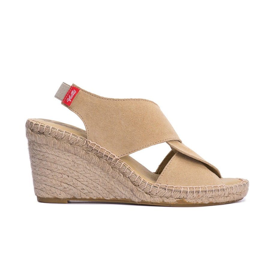 TACÓN 7CM CRUZADO ARENA